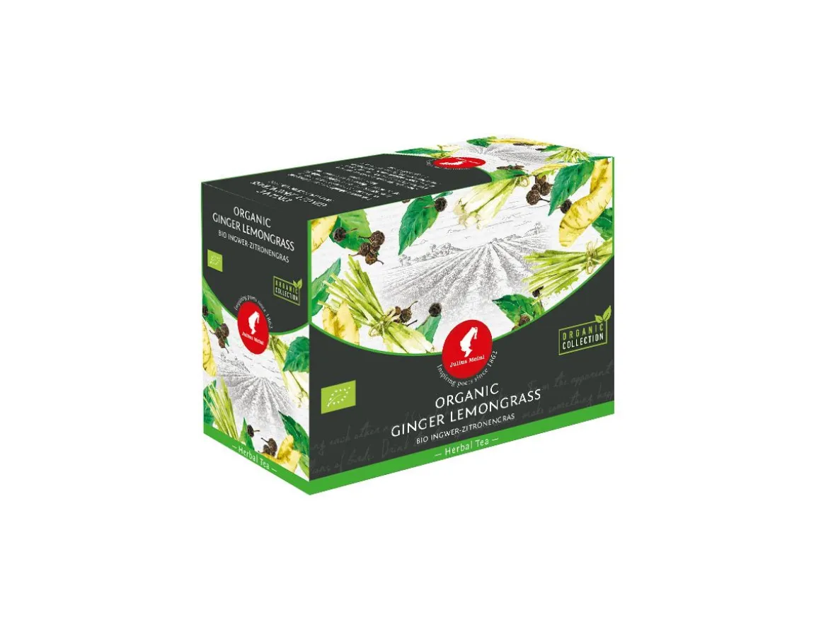 Julius Meinl Bio Tee|Big Bags>Bio Asian Spirit Ingwer Zitronengras - 20 Teebeutel