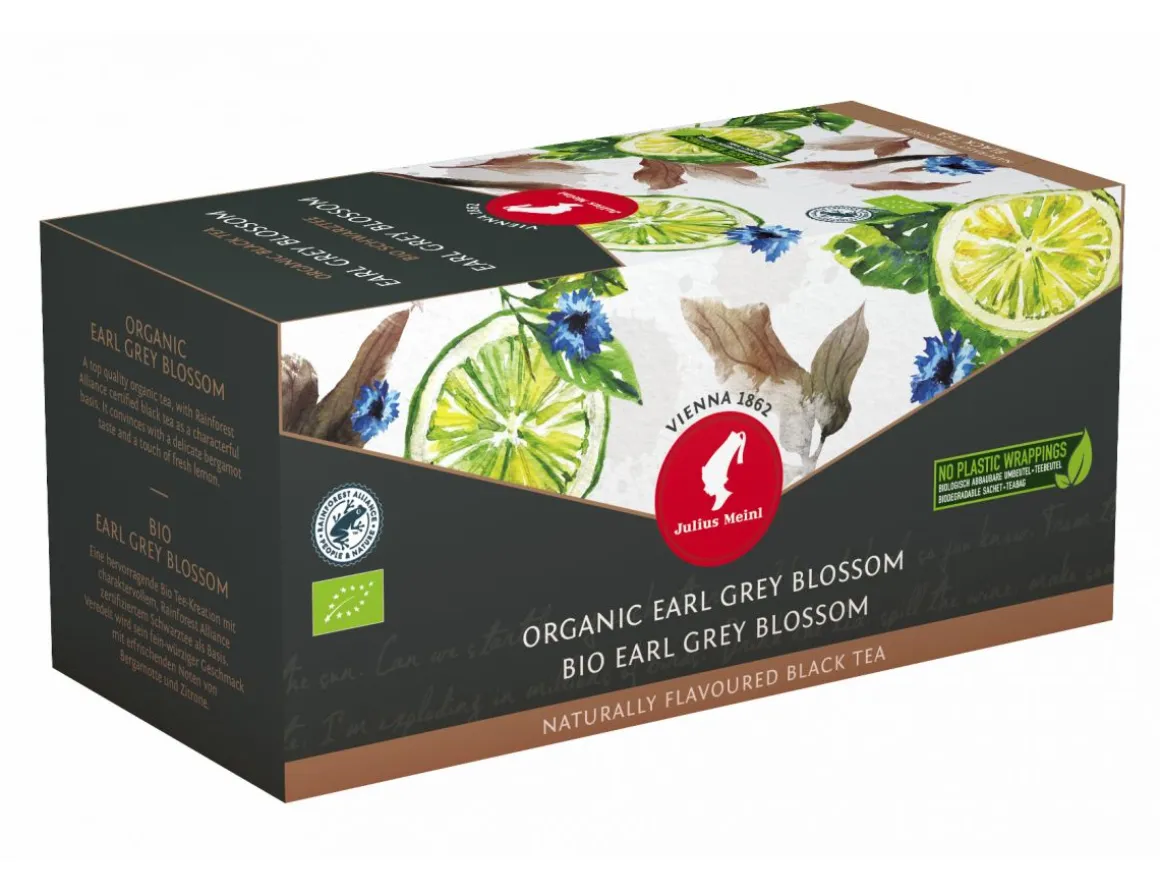 Julius Meinl Leaf Bags>Earl Grey Blossom - 20 Premium Leafbag Teebeutel