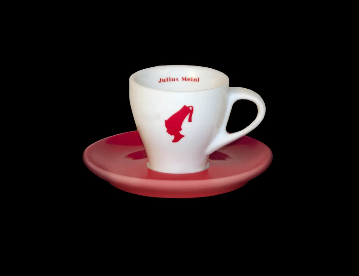 Julius Meinl Kaffee Tassen>Classic Red Espresso Tasse