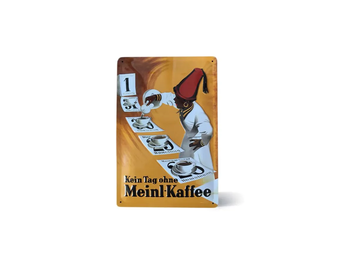 Julius Meinl Retro|Poster>Metall Schild - Kein Tag Ohne Meinl Kaffee