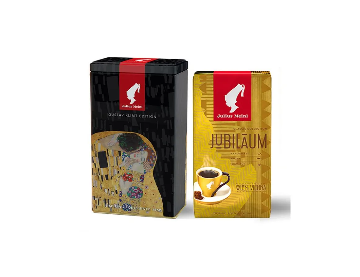 Julius Meinl Kaffeedosen>Klimt Geschenkset - gemahlen 500g